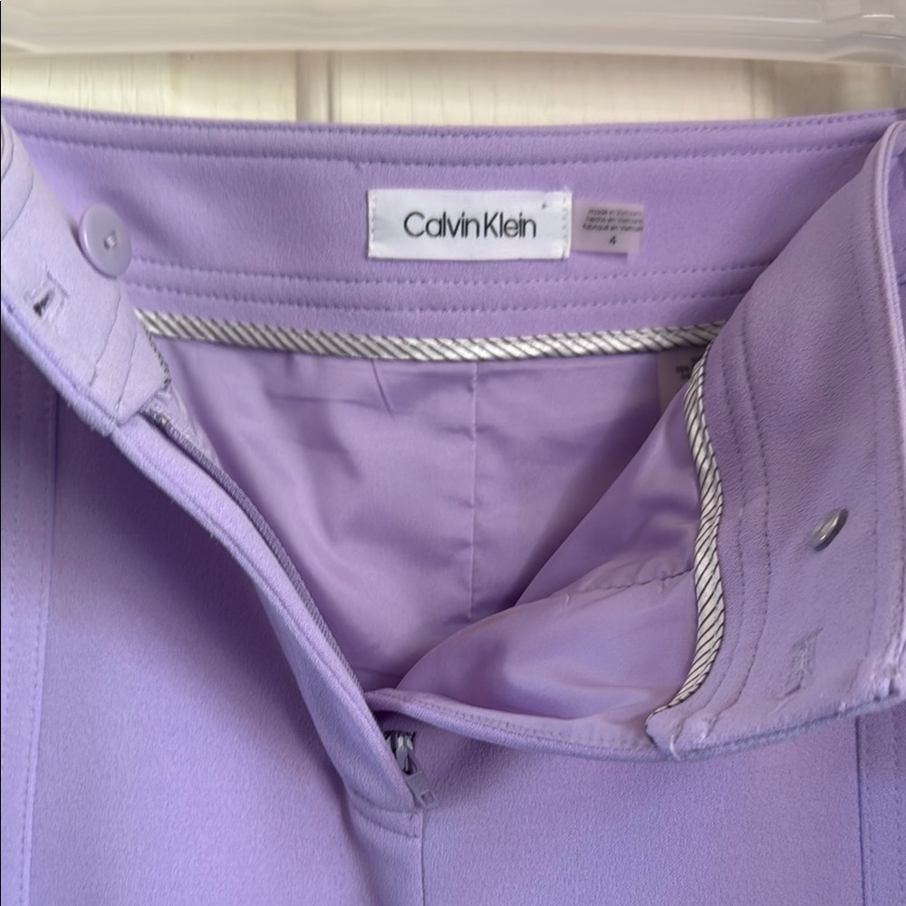Calvin Klein Purple Pencil Skirt for Work - Picture 3 of 4